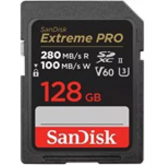 SanDisk SDXC-Karte 128GB Extreme PRO (280 MB/s Klasse 10, UHS-II V60) SanDisk SDXC-Karte 128GB Extreme PRO (280 MB/s Klasse 10, UHS-II V60)
