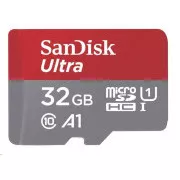 SanDisk MicroSDXC-Karte 128GB Ultra (140MB/s, A1 Klasse 10 UHS-I)   Adapter