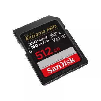 SanDisk SDXC-Karte 512GB Extreme PRO (R:280/W:150 MB/s, UHS-II, V60)
