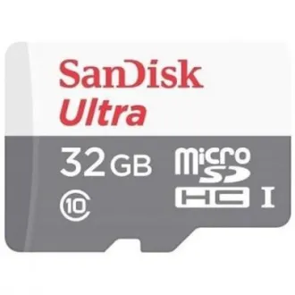 SanDisk MicroSDHC-Karte 32GB Ultra (R:100/W:100 MB/s, UHS-I, C10)   Adapter