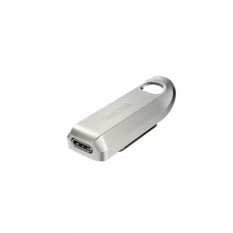 SanDisk Flash-Laufwerk 256GB Ultra Luxe, USB-C 3.2, Silber