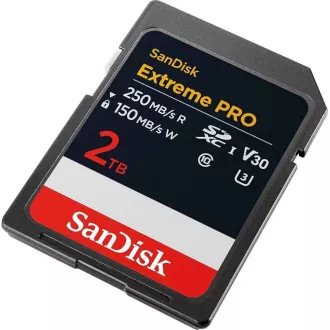 SanDisk SDXC-Karte 2TB Extreme PRO (250 MB/s Klasse 10, UHS-I U3 V30)