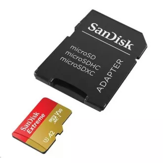 SanDisk micro SDXC Karte 2TB Extreme (240 MB/s A2 UHS-I U3 V30)   Adapter