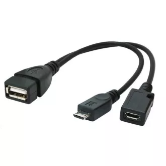 GEMBIRD USB-Kabel AF/micro BM   micro BF, OTG   Laden, 15cm, für Tablet und Smartphone