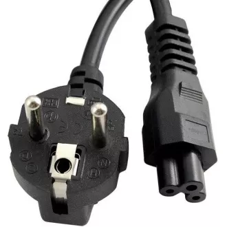 C-TECH Netzkabel, 1, 8m VDE 220/230V, Stromzufuhr zum Laptop, 3-polig Schuko