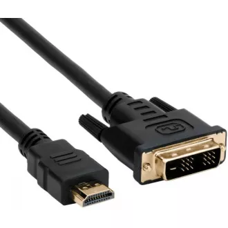 C-TECH HDMI-DVI-Kabel, M/M, 1, 8m