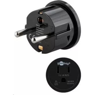 Goobay Reiseadapter USA / Japan für Geräte und Ladegeräte mit europäischem Stecker Goobay Reiseadapter USA / Japan für Geräte und Ladegeräte mit europäischem Stecker