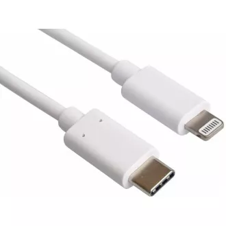 PREMIUMCORD Apple Lightning - USB-C™ USB Lade- und Datenkabel MFi für Apple iPhone/iPad, 1m