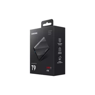 Samsung T9 Externe SSD - 4 TB - Schwarz Samsung T9 Externe SSD - 4 TB - Schwarz