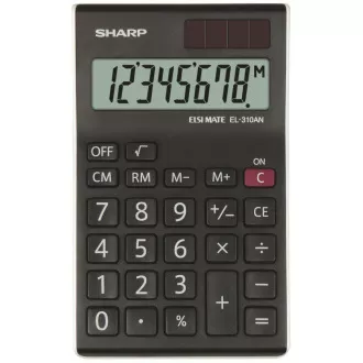 SHARP Taschenrechner - EL-310ANWH - schwarz