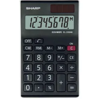 SHARP Taschenrechner - EL-310ANWH - schwarz