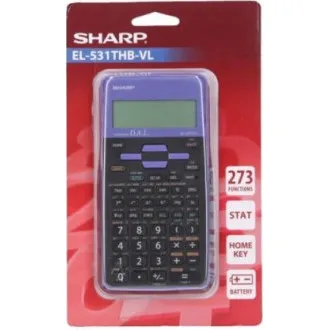 SHARP Taschenrechner – EL531THBVL – violett – Blisterverpackung SHARP Taschenrechner – EL531THBVL – violett – Blisterverpackung