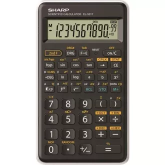 SHARP Taschenrechner - EL-501T - weiß (Box)