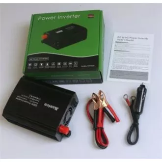 EUROCASE Spannungswandler DC / AC 12V / 230V, 300W, USB