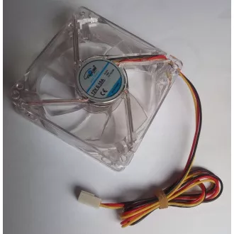 EUROCASE Lüfter 80mm, 12V/0, 15A, beleuchtet RGB (3-pin) EUROCASE Lüfter 80mm, 12V/0, 15A, beleuchtet RGB (3-pin)