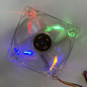 EUROCASE Lüfter 80mm, 12V/0, 15A, beleuchtet RGB (3-pin) EUROCASE Lüfter 80mm, 12V/0, 15A, beleuchtet RGB (3-pin)