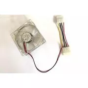 EUROCASE Lüfter 80mm, 12V/0, 14A, beleuchtet RGB (Molex)