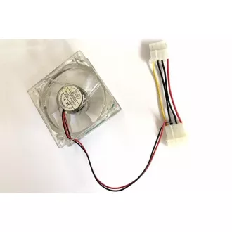 EUROCASE Lüfter 80mm, 12V/0, 14A, beleuchtet RGB (Molex)