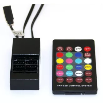 EUROCASE Controller   Fernbedienung für RGB-Lüfter