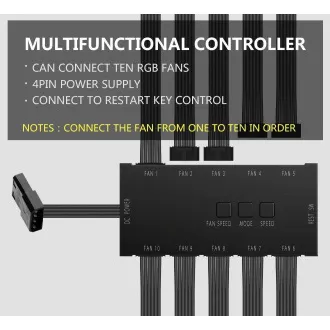 EUROCASE Controller Fernbedienung für RGB-Lüfter (volle Farben) EUROCASE Controller Fernbedienung für RGB-Lüfter (volle Farben)