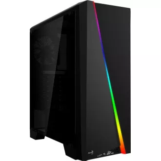 AEROCOOL Cylon Gehäuse, Mid-Tower, 1x USB 3.0, 2x USB 2.0, 2x Audio, ohne Netzteil