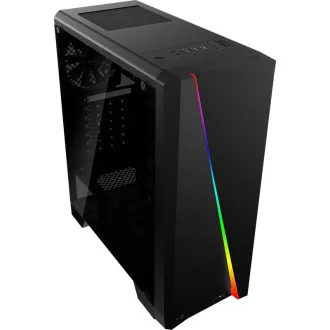 AEROCOOL Cylon Gehäuse, Mid-Tower, 1x USB 3.0, 2x USB 2.0, 2x Audio, ohne Netzteil