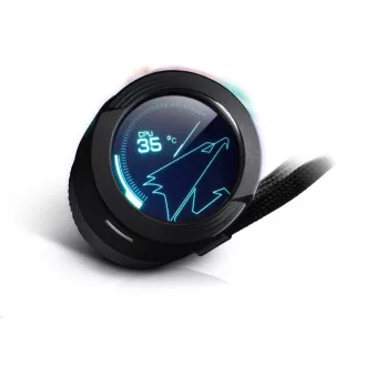 GIGABYTE AORUS WATERFORCE X 240 Wasserkühlung, 120 mm ARGB, LCD-Display GIGABYTE AORUS WATERFORCE X 240 Wasserkühlung, 120 mm ARGB, LCD-Display