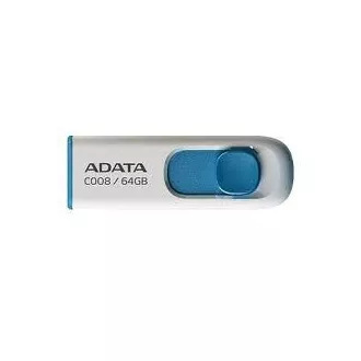 ADATA Flash Disk 64GB C008, USB 2.0 Classic, weiß