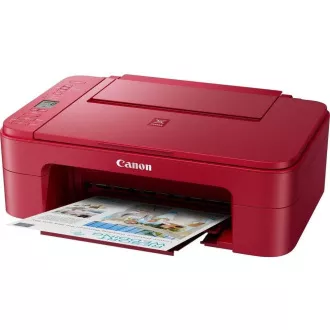 Canon PIXMA Printer TS3352 rot - Farbe, MF (Drucken, Kopieren, Scannen, Cloud), USB, Wi-Fi Canon PIXMA Printer TS3352 rot - Farbe, MF (Drucken, Kopieren, Scannen, Cloud), USB, Wi-Fi