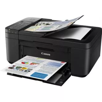 Canon PIXMA Printer TR4650 Schwarz-Farbe, MF (Drucken, Kopieren, Scannen, Cloud), ADF, USB, Wi-Fi