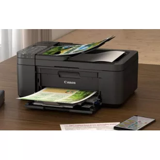 Canon PIXMA Printer TR4650 Schwarz-Farbe, MF (Drucken, Kopieren, Scannen, Cloud), ADF, USB, Wi-Fi