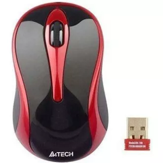 A4tech G3-280N, V-Track, kabellose optische Maus, 2,4GHz, 10m Reichweite, schwarz-rot A4tech G3-280N, V-Track, kabellose optische Maus, 2,4GHz, 10m Reichweite, schwarz-rot