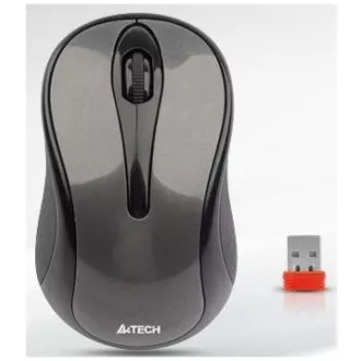 A4tech G3-280N, V-Track, kabellose optische Maus, 2,4GHz, 10m Reichweite, grau-schwarz