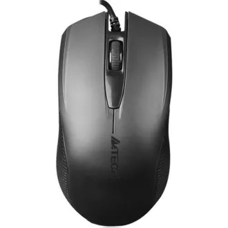 A4tech OP-760 Schwarz, Maus, 1 Rad, 3 Tasten, USB, schwarz