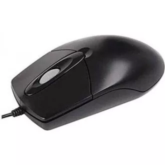 A4tech OP-760 Schwarz, Maus, 1 Rad, 3 Tasten, USB, schwarz