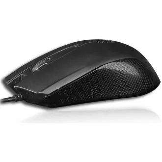 A4tech OP-760 Schwarz, Maus, 1 Rad, 3 Tasten, USB, schwarz