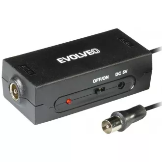 EVOLVEO Amp 1, FM/DAB /DVB-T2 Antennenverstärker, LTE, 4G, 5G Filter
