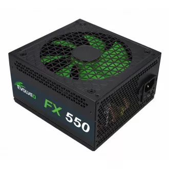 EVOLVEO FX 550, 550W ATX-Netzteil, 14cm, leise, 80  Weiß, 3 Jahre Garantie, schwarz