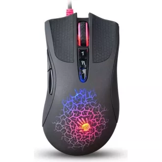A4tech Gaming-Maus BLOODY A90 Blazing, bis zu 6200DPI, V-Track-Technologie, USB, CORE 3