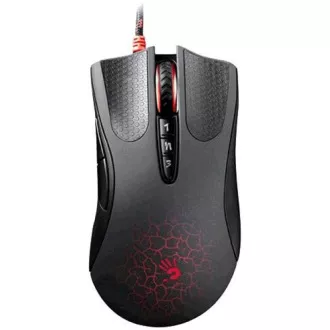 A4tech Gaming-Maus BLOODY A90 Blazing, bis zu 6200DPI, V-Track-Technologie, USB, CORE 3