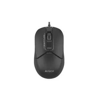 A4tech FSTYLER optische Büromaus, USB-C USB-A, schwarz