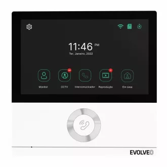 EVOLVEO DoorPhone AHD7, Home WiFi Videophone Set mit Tor- oder Türsteuerung weißer Monitor EVOLVEO DoorPhone AHD7, Home WiFi Videophone Set mit Tor- oder Türsteuerung weißer Monitor