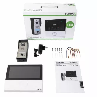 EVOLVEO DoorPhone AHD7, Home WiFi Videophone Set mit Tor- oder Türsteuerung weißer Monitor EVOLVEO DoorPhone AHD7, Home WiFi Videophone Set mit Tor- oder Türsteuerung weißer Monitor