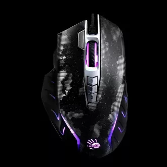 A4tech Bloody Mouse J95S Aktivierte, hintergrundbeleuchtete Gaming-Maus, 8000 DPI, USB, Schwarz