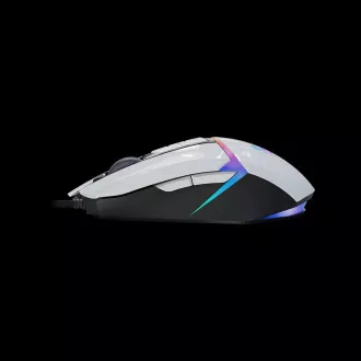 A4tech Bloody Mouse W60 Max Activated, beleuchtete Gaming-Maus, 12000 DPI, USB, Weiß