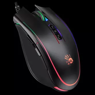 A4tech Bloody Backlit Gaming Mouse P81S Aktiviert, 8000 DPI, USB, Core 3, schwarz