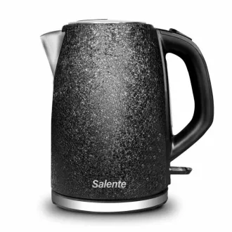 Salente IceQueen, elektrischer Wasserkocher 1, 7 l, Edelstahl, schwarz