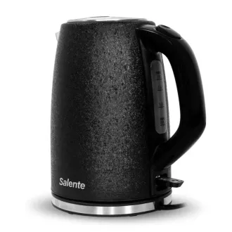 Salente IceQueen, elektrischer Wasserkocher 1, 7 l, Edelstahl, schwarz