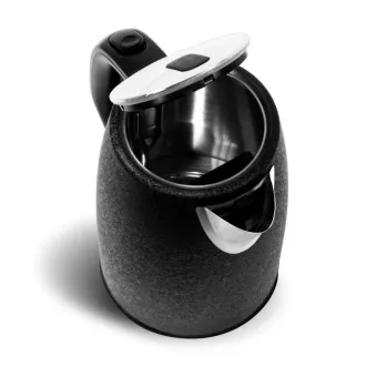 Salente IceQueen, elektrischer Wasserkocher 1, 7 l, Edelstahl, schwarz