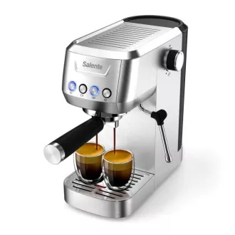 Salente Coffio, Hebel-Kaffeemaschine, Edelstahl